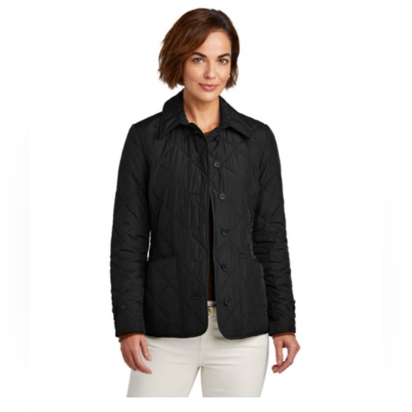 Brooks Brothers Jackets & Blazers - Brooks Brothers Black Lightweight Women's Large Western Diamond-Quilted Jacket